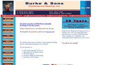 Desktop Screenshot of burkeandsonsplumbing.com